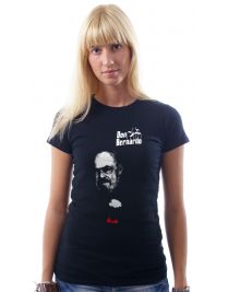 Koninginnedag shirt 36: Don Bernardo voor vrouwen in het zwart met ronde hals