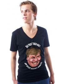 Koninginnedag shirt 73: Alexander - Past niet voor mannen in het zwart met v hals